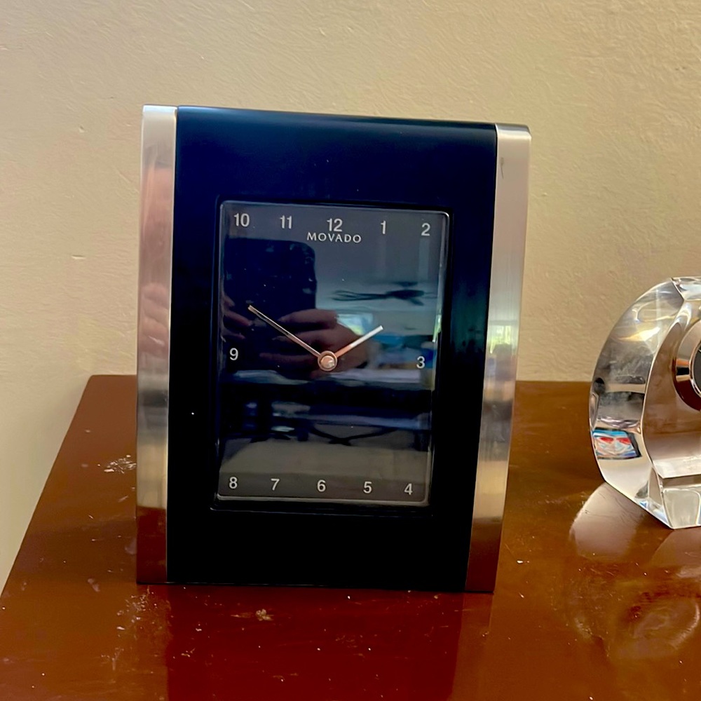 Beautiful Movado Table Clock